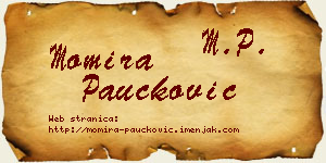 Momira Paučković vizit kartica